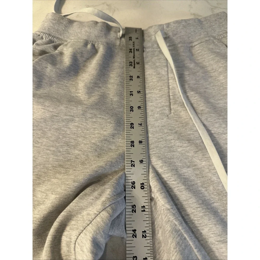 Lululemon City Sweat Pant Slim Stretch French Terry Slim Tapered Fit Size S Gray